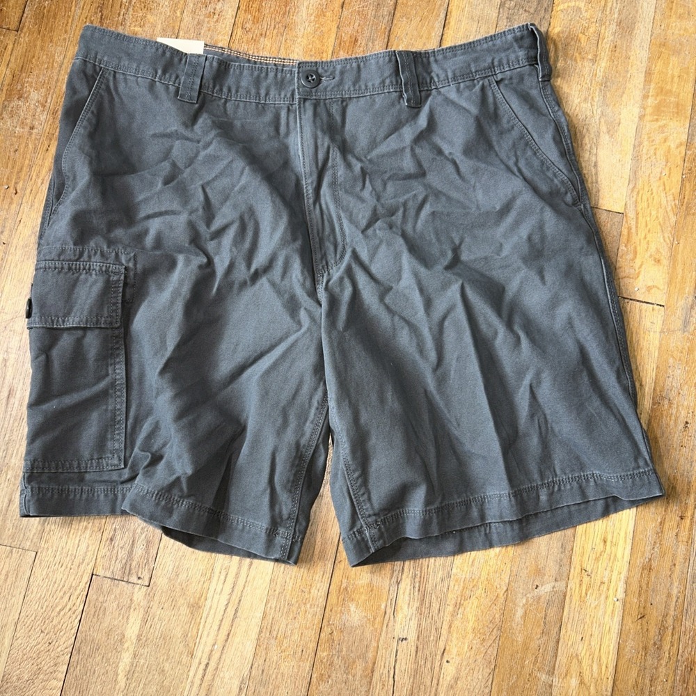 Red Head Brand Co Bradford Cargo Shorts Mens 40 dark Grey Cotton Canvas Utility